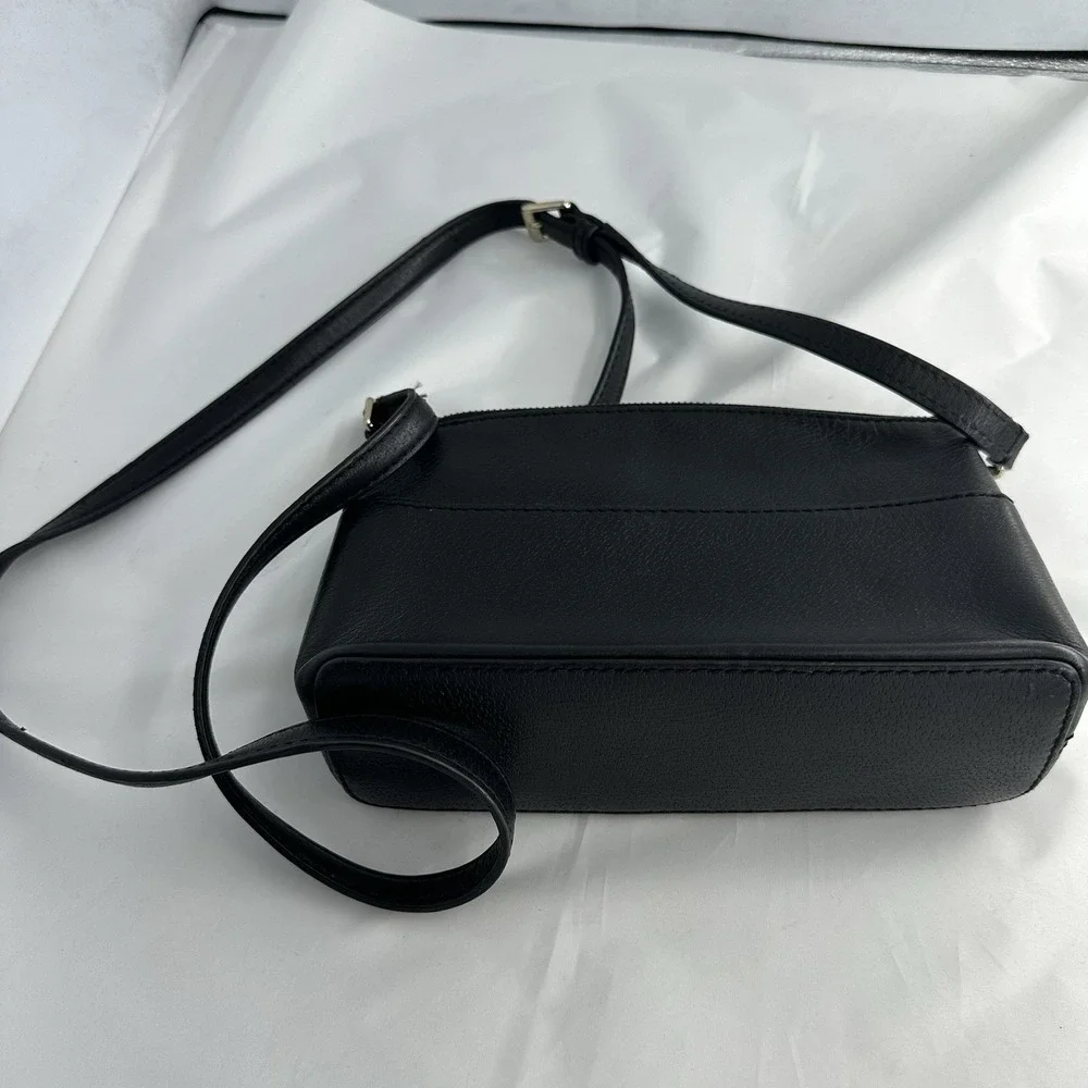 Kate Spade Black Pebbled Leather Grove Street Millie Crossbody Bag